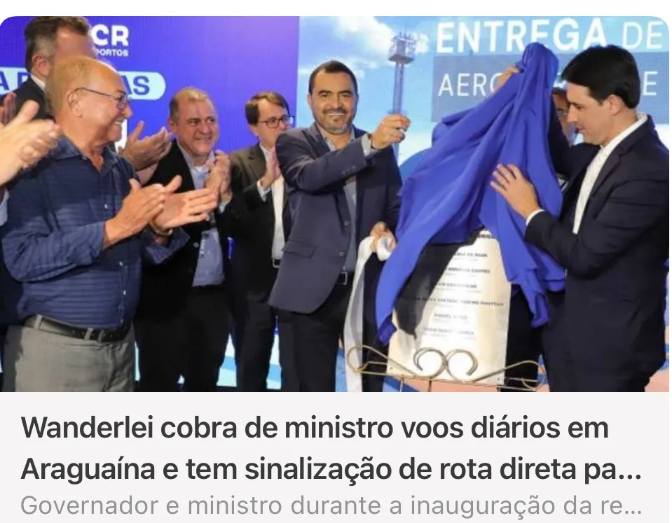 Wanderlei Barbosa governador do estado do Tocantins 