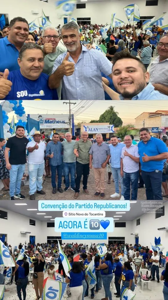 Waldiney Sousa, republicanos de Sítio Novo, realizou sua convenção