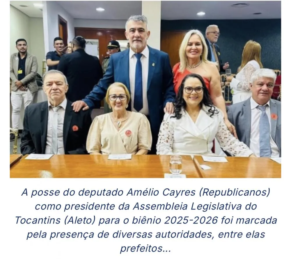 Empossada nova Mesa Diretora da Assembleia, presidida por Amélio Cayres