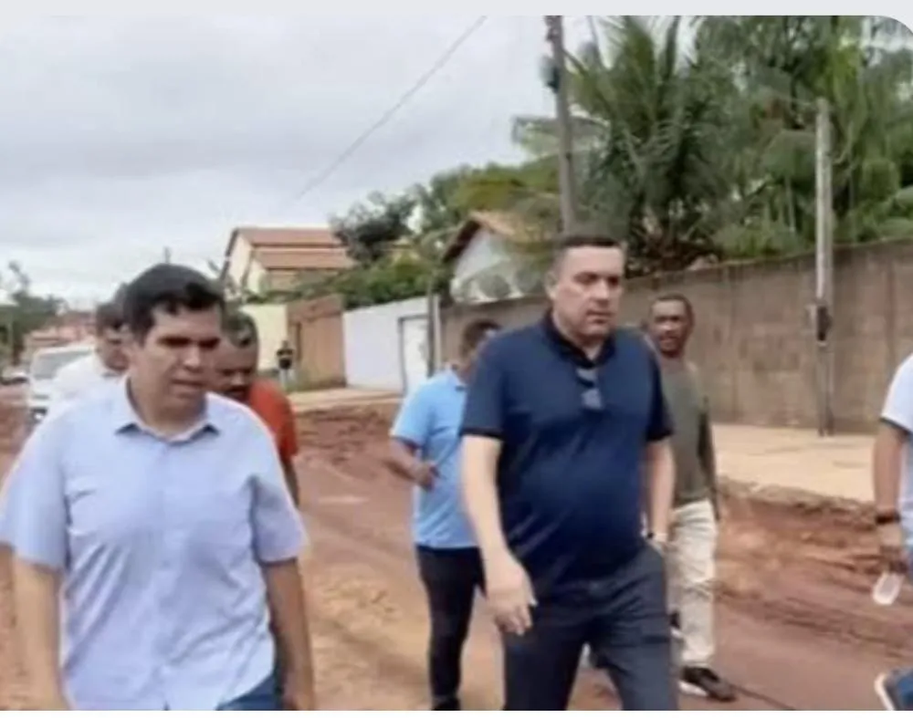 Deputado Ricardo Ayres, vistoria trecho da TO 134 