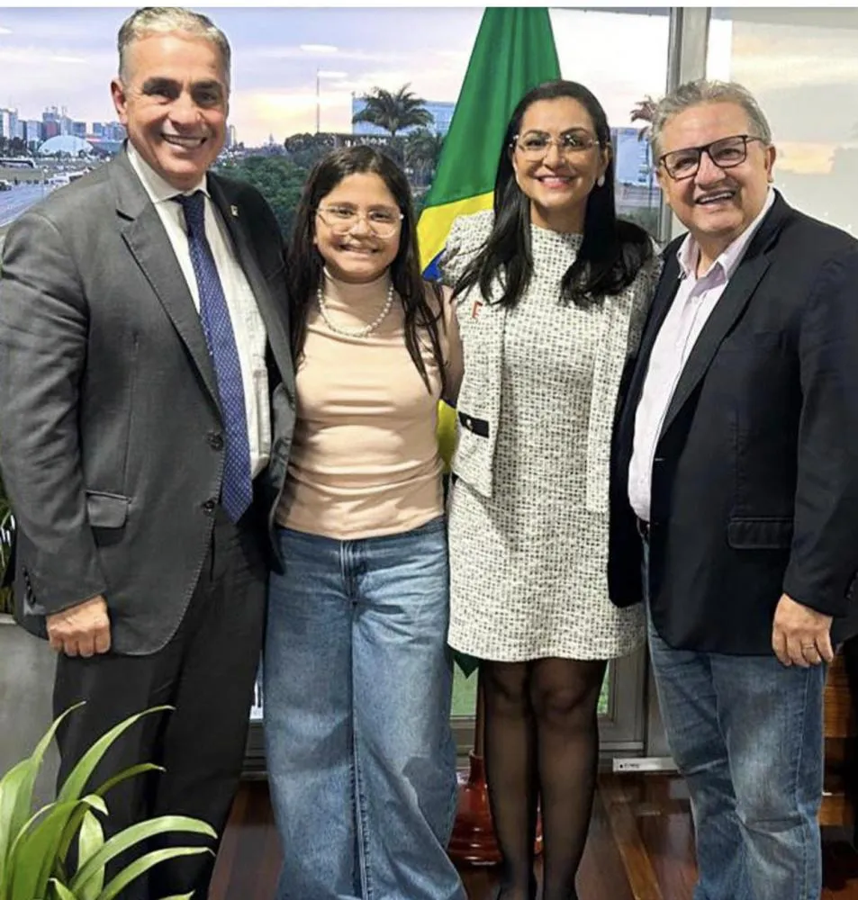 O deputado estadual Jair Farias (UB) cumpre agenda em Brasília