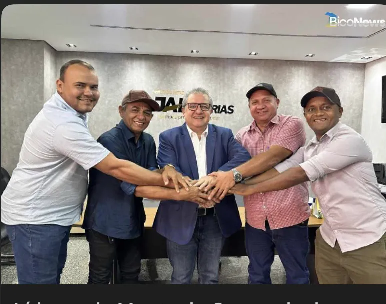 Deputado Jair Farias recebe apoio de Ex Prefeito e Vereadores em Monte do Carmo 